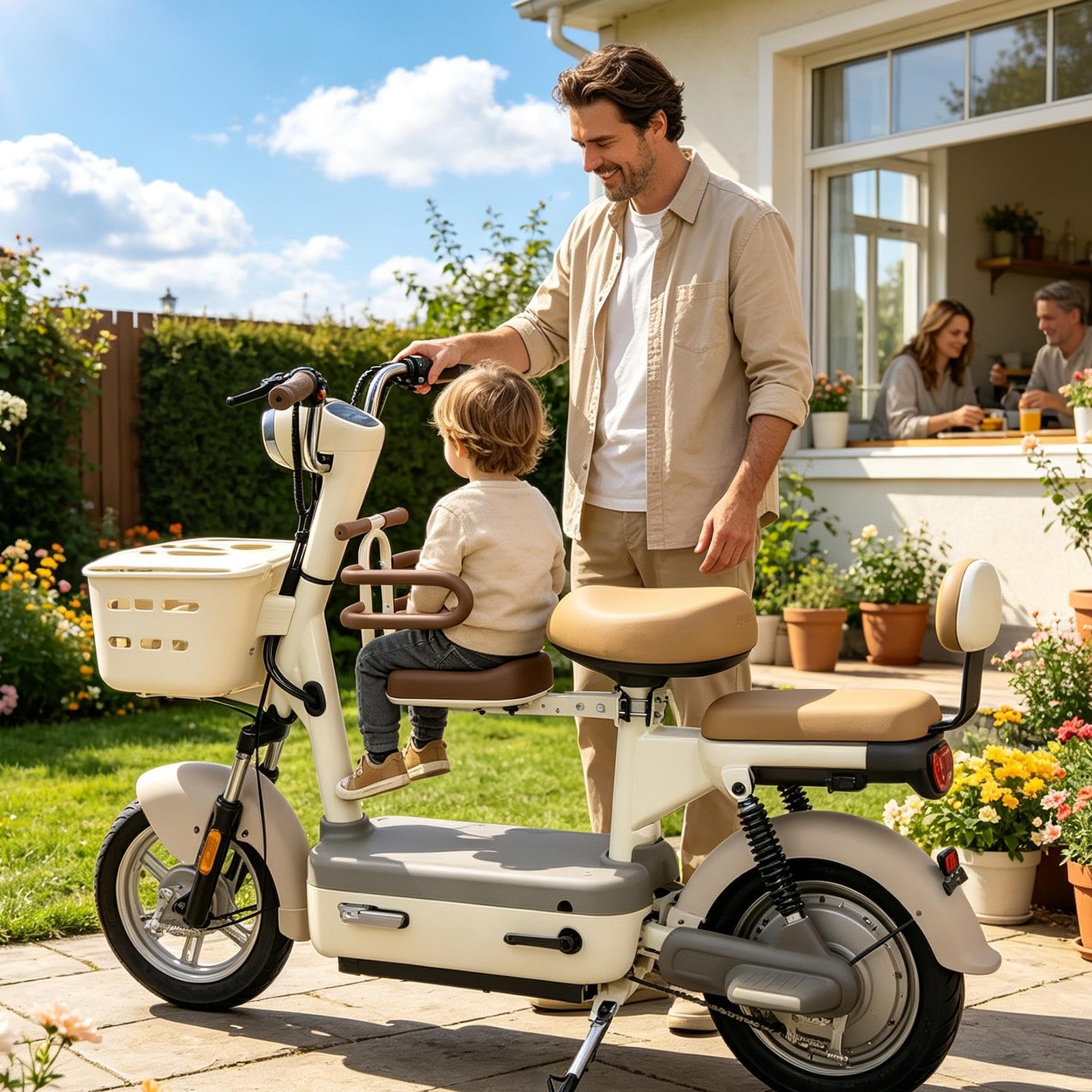 Sella Bici Bimbi Supporto Pieghevole Sicuro Per Sedile Da Monopattino