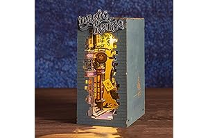 DIY Book Nook Kit Magic House: A Wizarding Wonder for Bookworms and Decor Enthusiasts