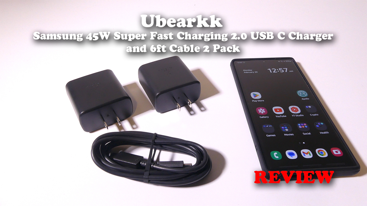 Watch Ubearkk Samsung 45W Super Fast Charger and Cable 2 Pack.mp4 on Amazon  Live