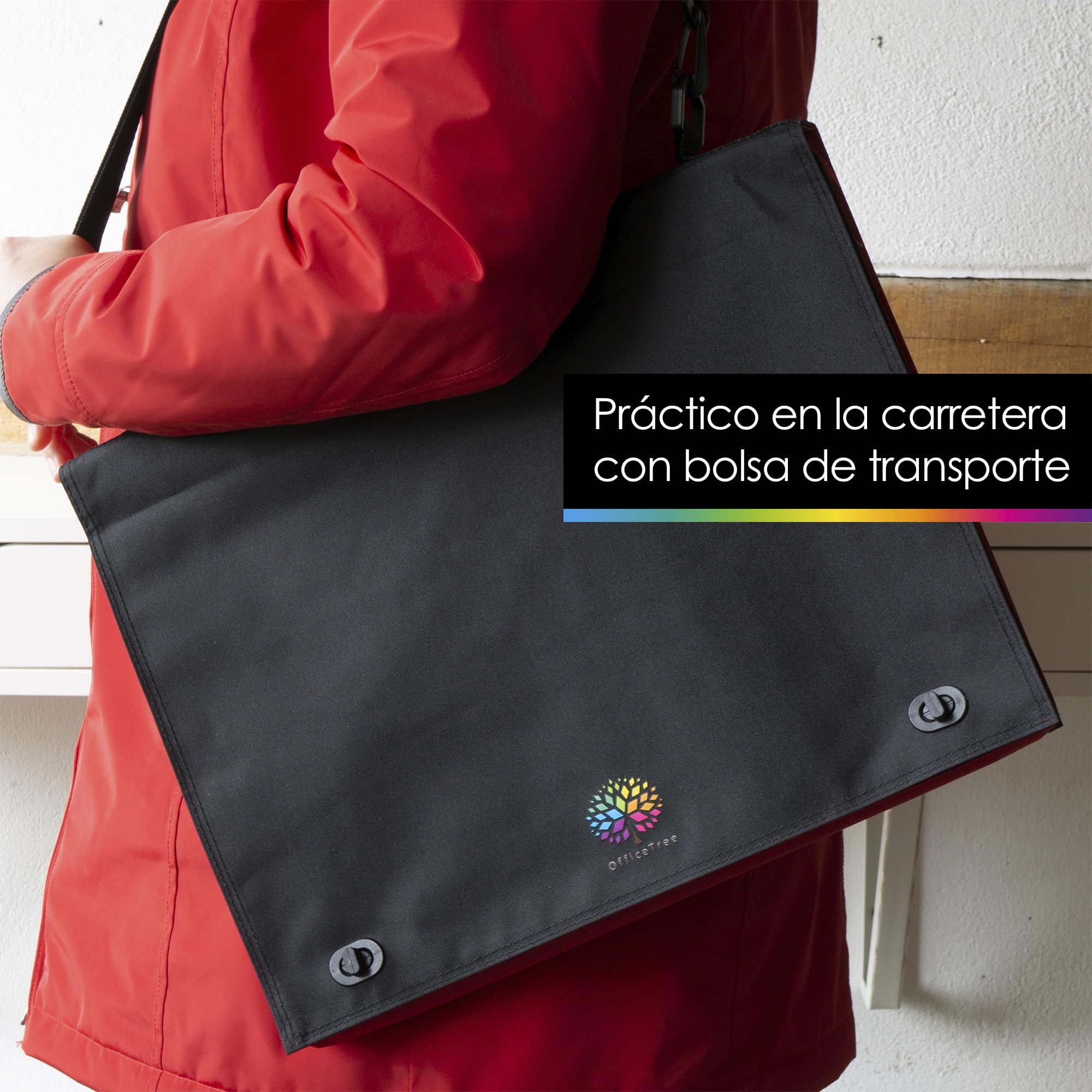 OfficeTree Tablero Dibujo Tecnico A3 - Mesa de Dibujo Tecnico - Tablero de Dibujo 37 x 50 cm - Reglas dibujo- Paralex Tablero 7 Piezas un Trabajo Exacto - Bolsa de Transporte y Diversos Accesorios