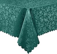 Vista 17 de Smiry Square Table Cloth, Waterproof Heavy Duty Vinyl Tablecloths, Wipeable Washable Table Cover for Kitchen and Dining Room (Baby Blue, 54" X 54")