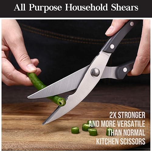 Miniatura 6 de Juego de 15 cuchillos de cocina de alta calidad con bloque  cuchillos de acero inoxidable alemán Master Maison con afilador de cuchillos y 6