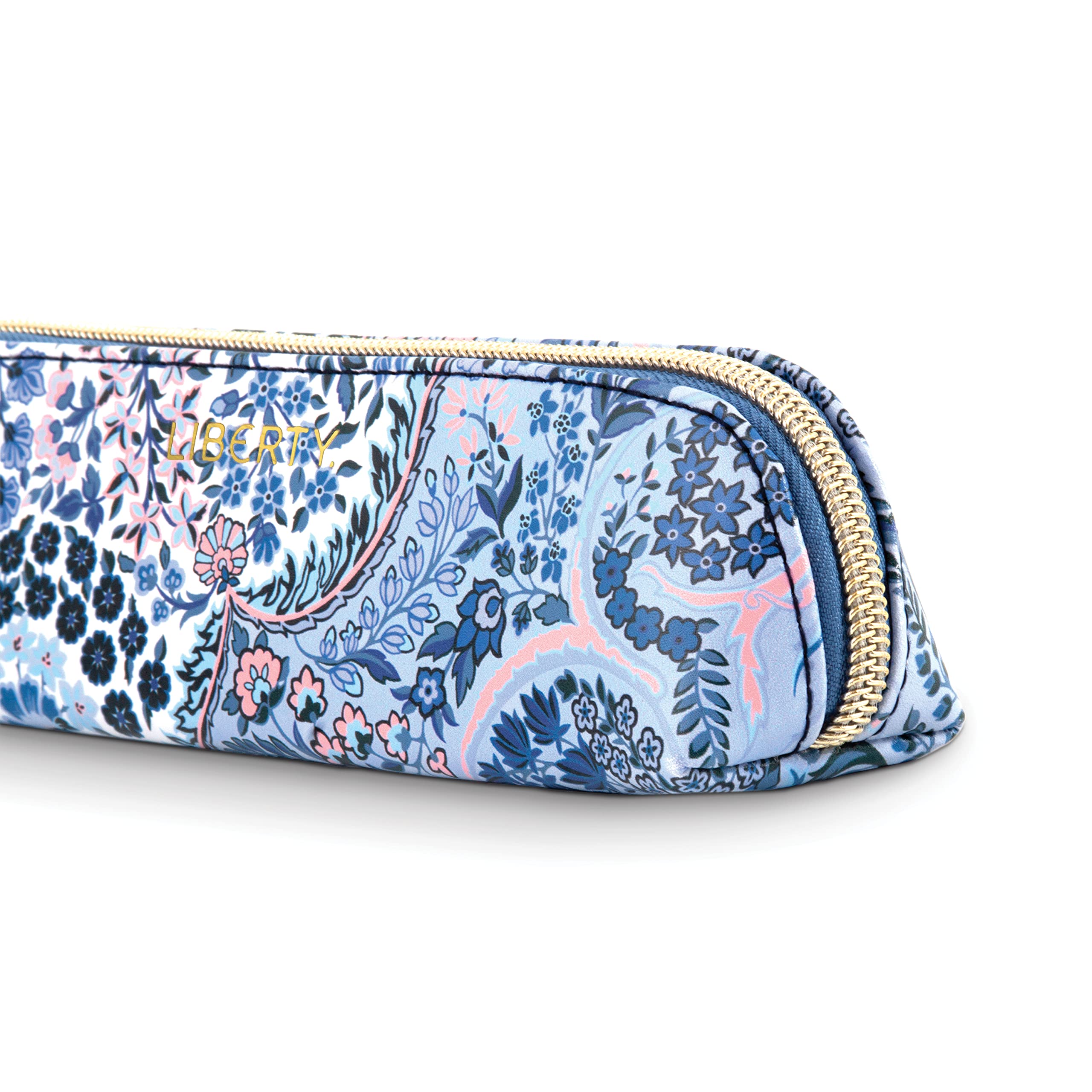 Liberty Tanjore Gardens Pencil Case, Gold - Image 4