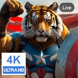 🦁 Super Pet Wallpapers – Animal Heroes 4K & Live Lion Backgrounds