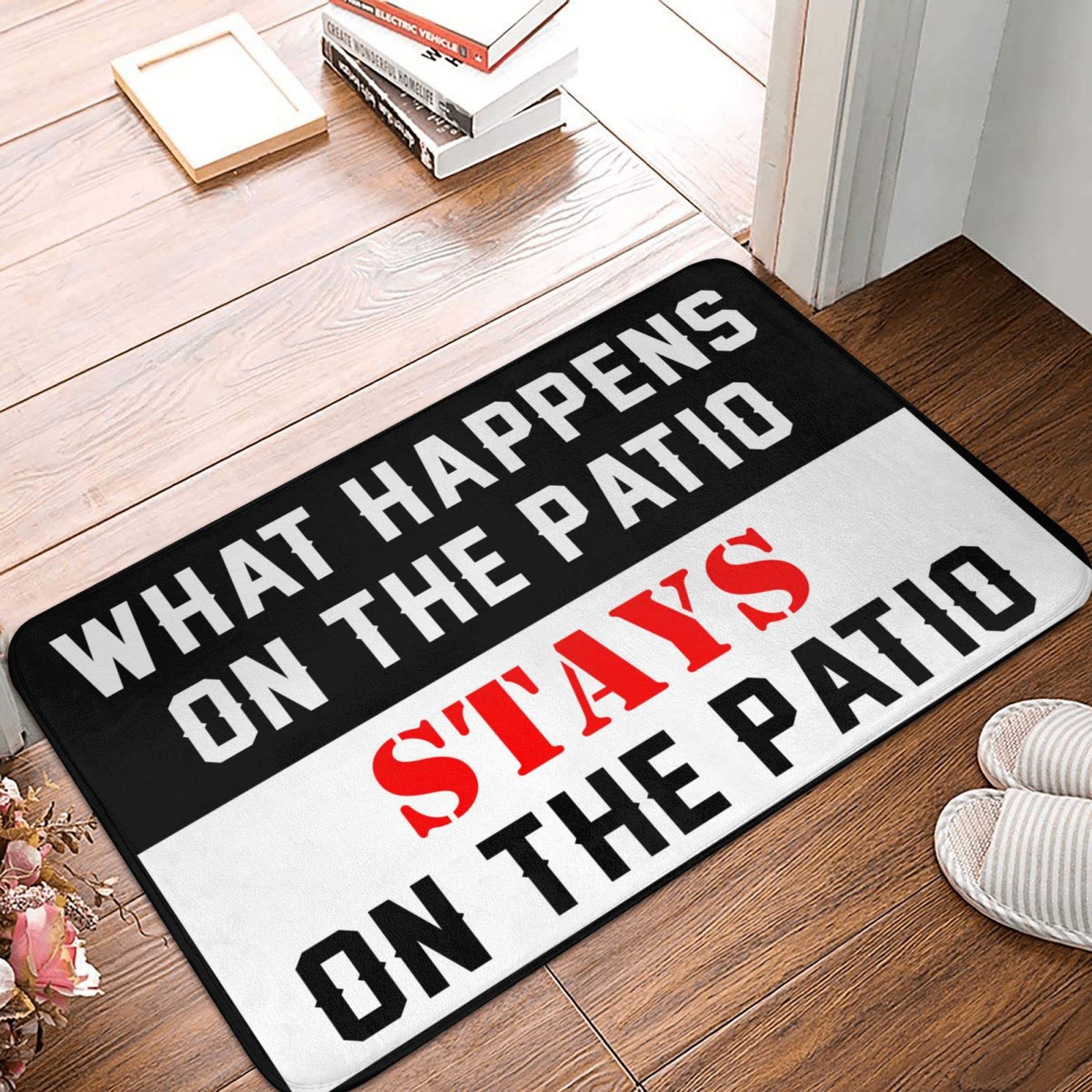 Tapis d'intérieur pour entrée anti-saleté fini les traces de pas sur la terrasse