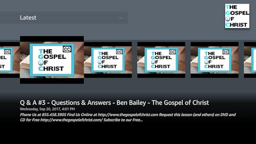 The Gospel of Christ - TGOC (FireTV)