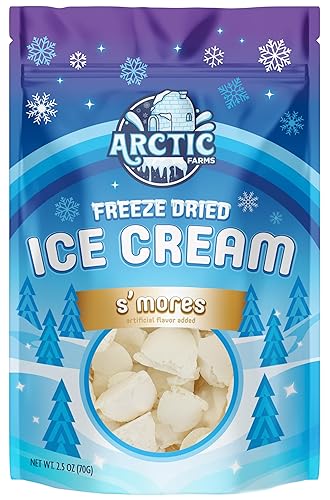 Miniatura 430 de Arctic Farms Brocas de helado liofilizadas empaquetadas y en caja, no se derrite (mezcla napolitana, 2.5 onzas)