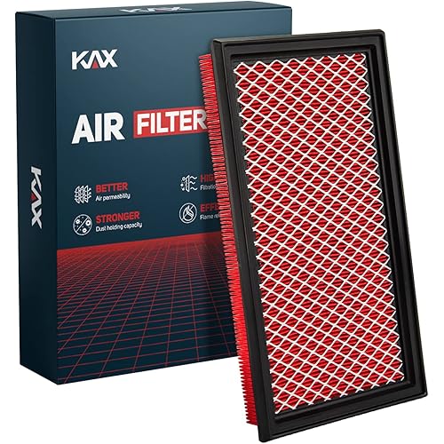 KAX Premium Engine Air Filter, GAF025 (CA4309) Replacement for Murano, Maxima, Pathfinder, QX60, G35 FX35, Altima, Impreza, Filter with Longer Life, Protect and Improve Engine Performance