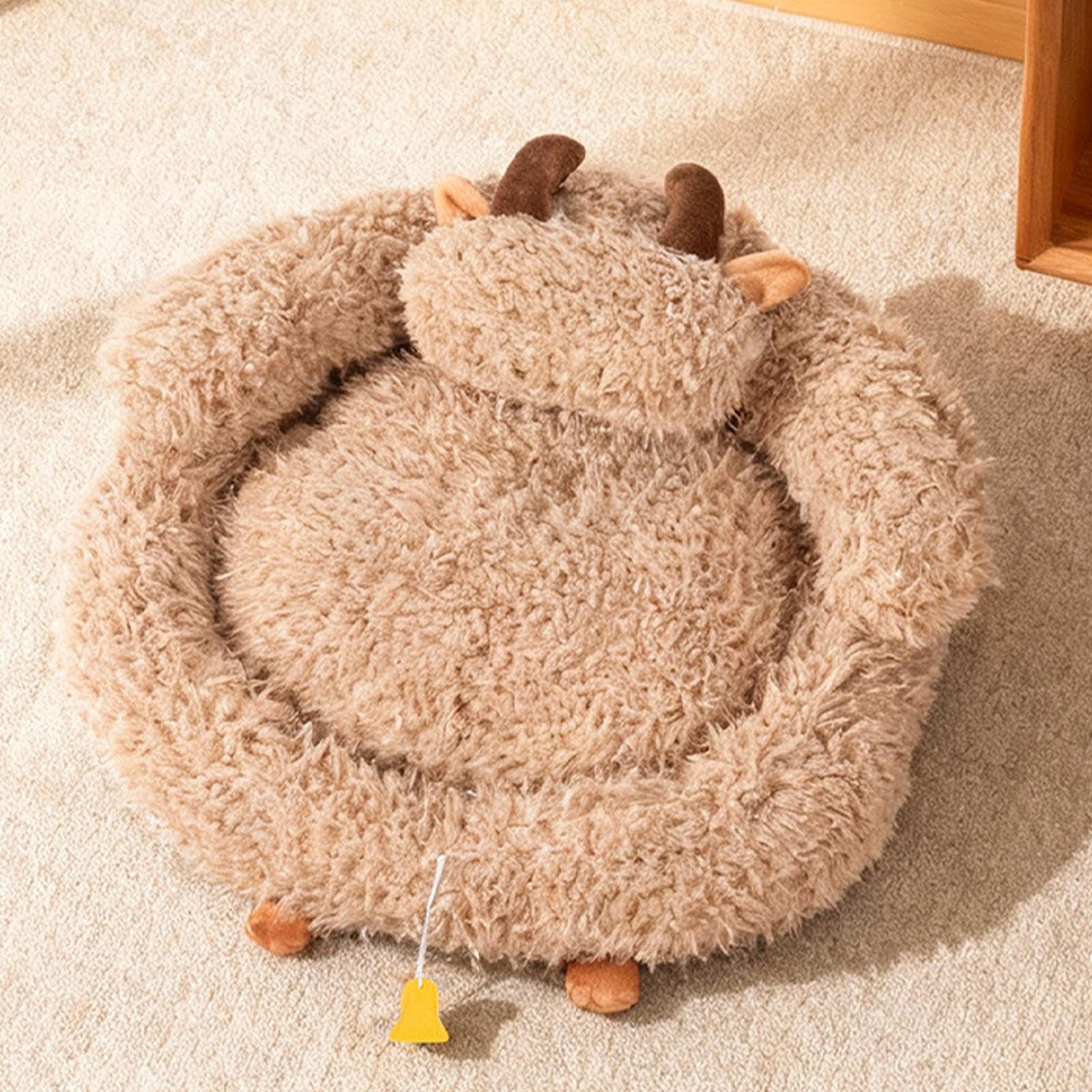 Cuccia Per Gatti A Forma Di Grotta Tunnel Della Casa Accogliente Per Il | Cuccia Riscaldata per da Interno Per Animali Domestici Interno Esterno Natale Inverno Casa Viaggio Camera Da Balcone
