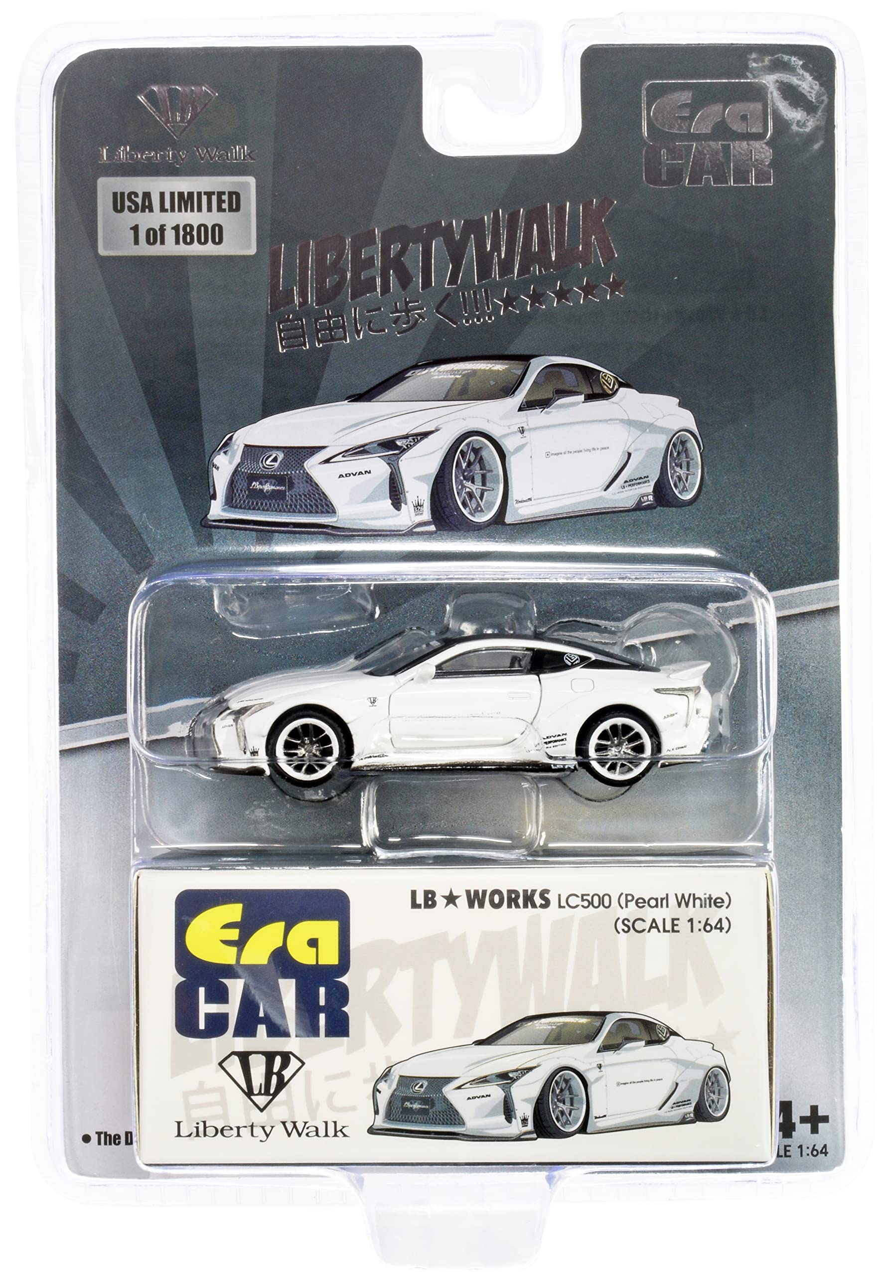 Amazon | ☆ Era CAR 1/64 SP LB-WORKS LC500 パールホワイト