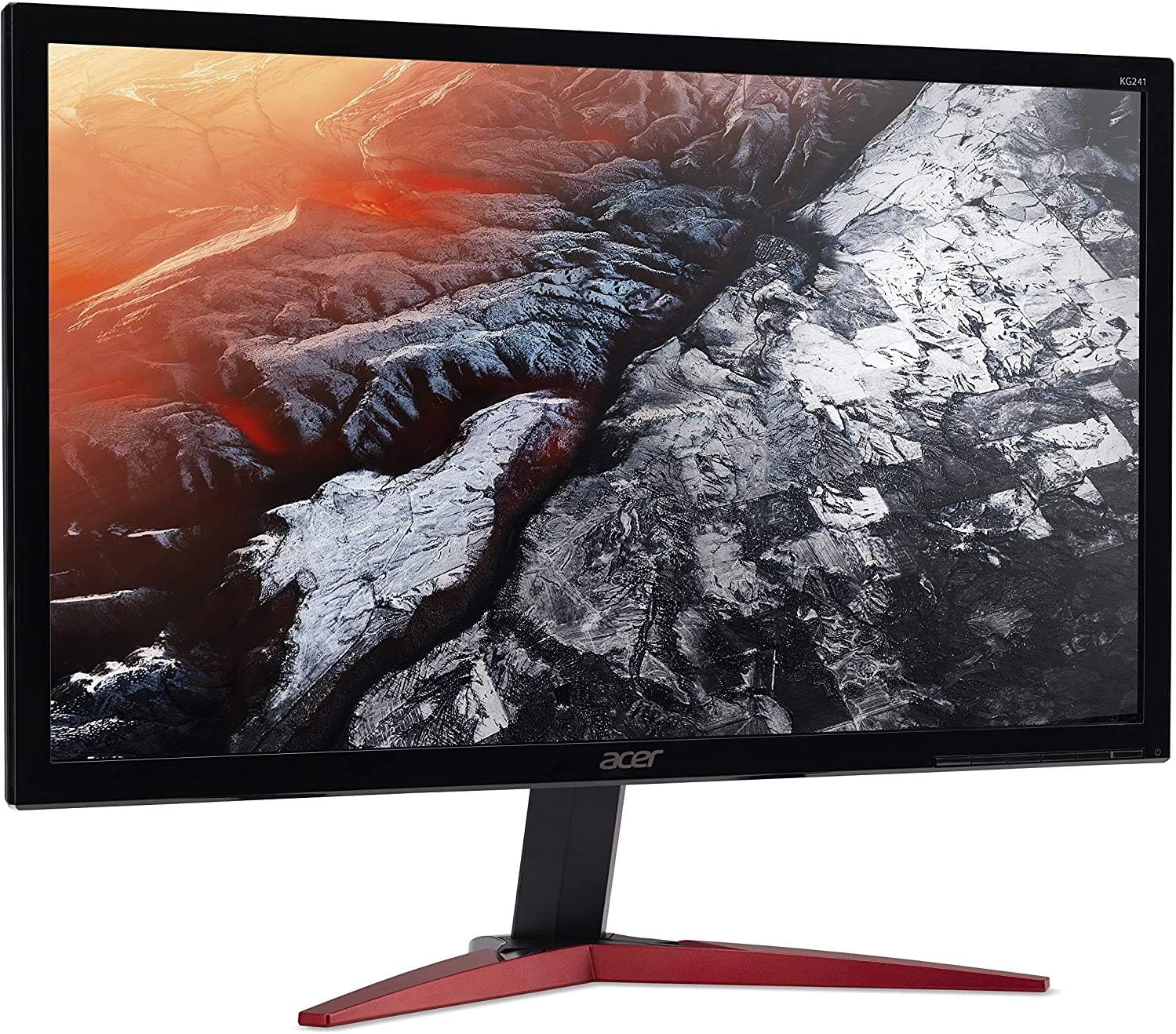 Acer KG241QSbiip Monitor Gaming FreeSync, 23,6, Display Full HD, 144 Hz, 165 Hz Overclock, 1 ms, 16:9, HDMI 2.0, DP 1.2, Lum 300 cd/m2, Cavo HDMI Incluso, Nero Acer KG241QSbiip Monitor Gaming FreeSync, 23,6, Display Full HD, 144 Hz, 165 Hz Overclock, 1 ms, 16:9, HDMI 2.0, DP 1.2, Lum 300 cd/m2, Cavo HDMI Incluso, Nero