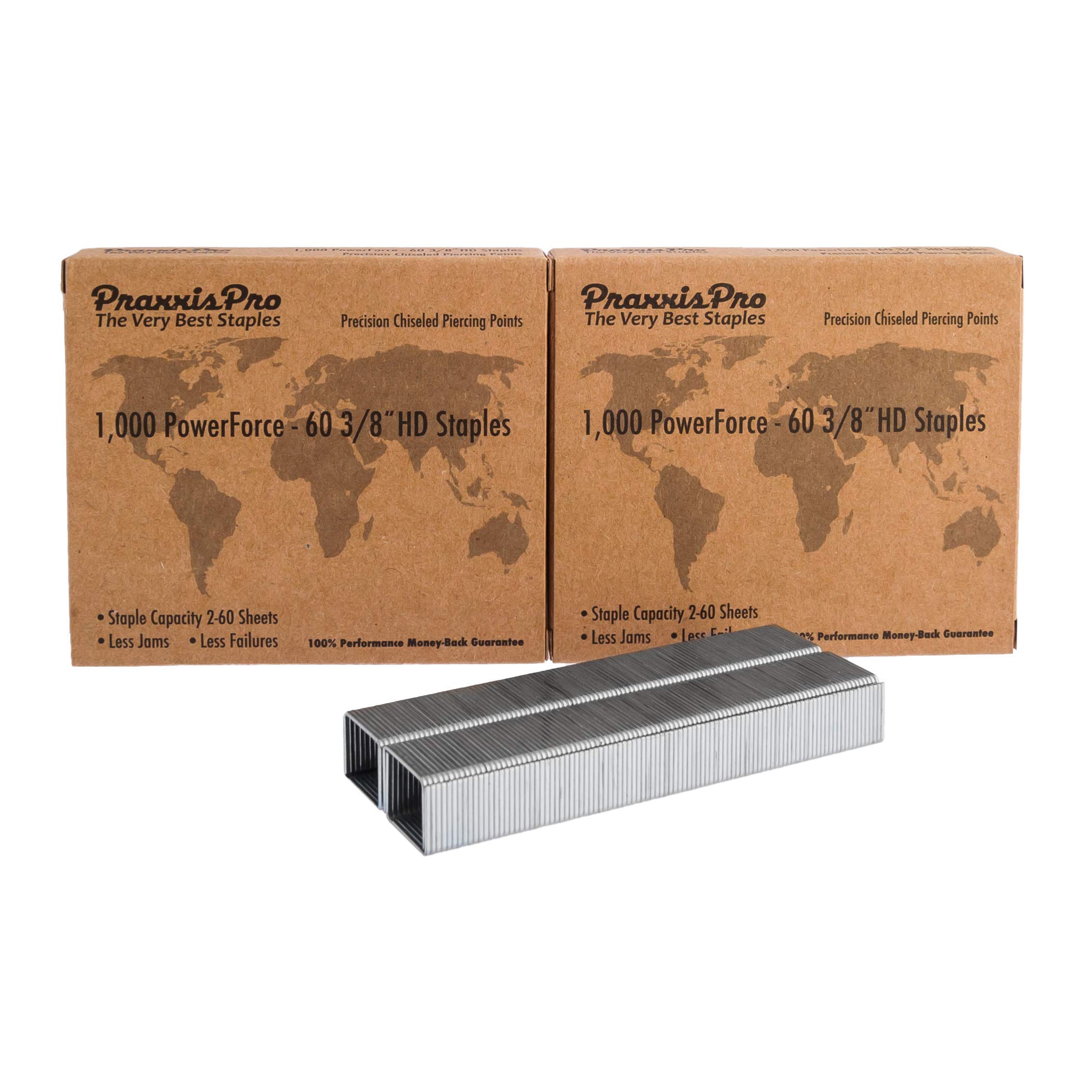 PowerForce-60 Heavy Duty Staples (3/8" 2000 Count)