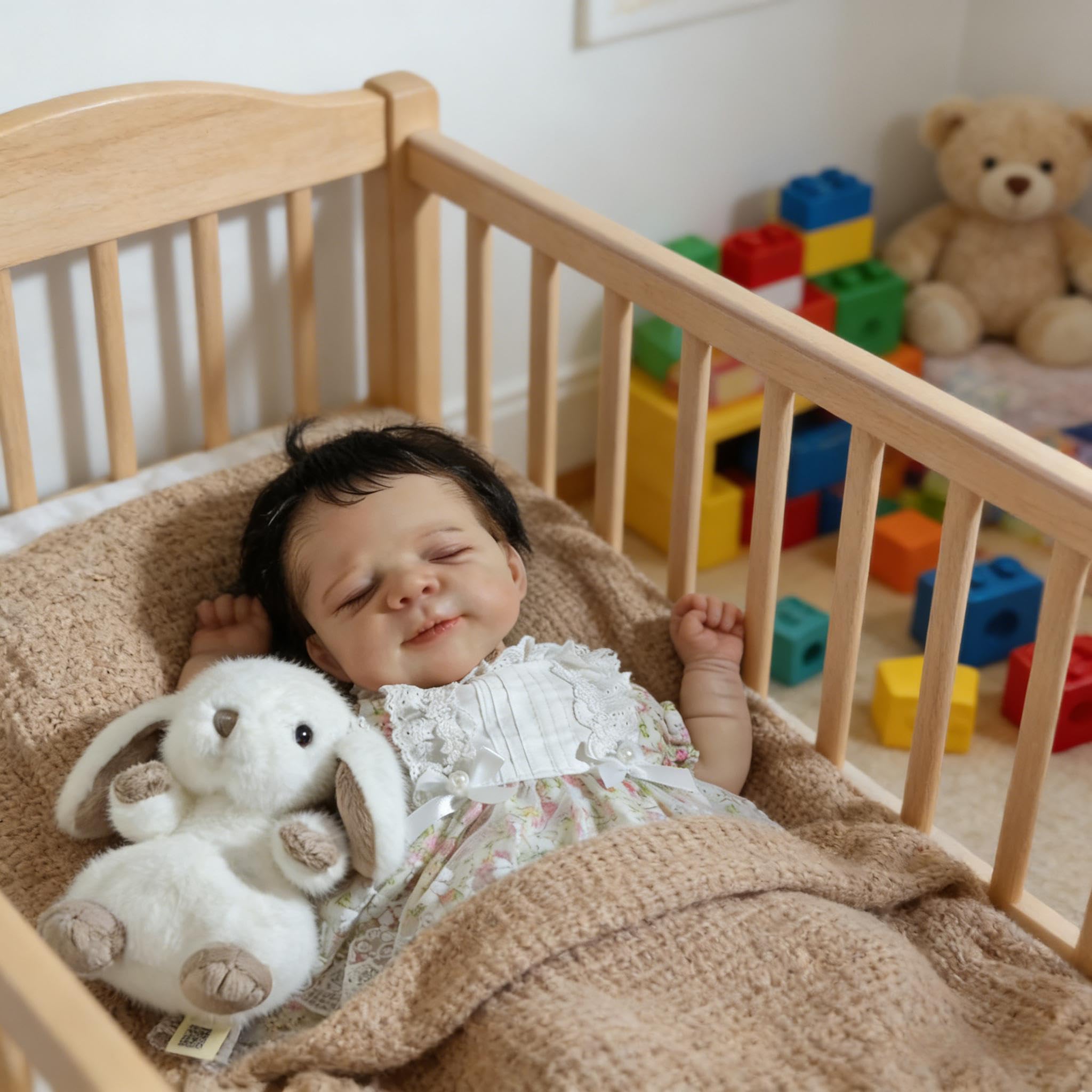 Reborn Lalki silikonowe na całe ciało, winylowe, 45 cm, realistyczne, dla noworodków, lalka, wyglądająca prawdziwie, z akcesoriami dla dzieci