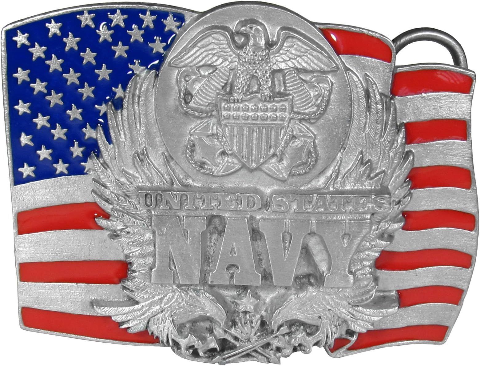 US Navy Enameled Belt Buckle
