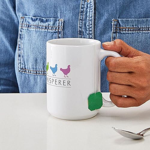 Miniatura 6 de CafePress Chicken Whisperer - Taza grande de cerámica (15.0 fl oz)