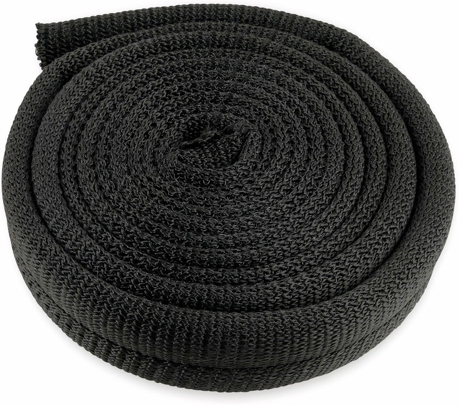 Cable Tube – Self-Closing & cuttable Cable Sleeve, 2m x 25mm, Black – Flexible Cable Channel for Cable Management at desks, PCs, TVs, etc. – Temperature, fire & UV Resistant Cable Protection
