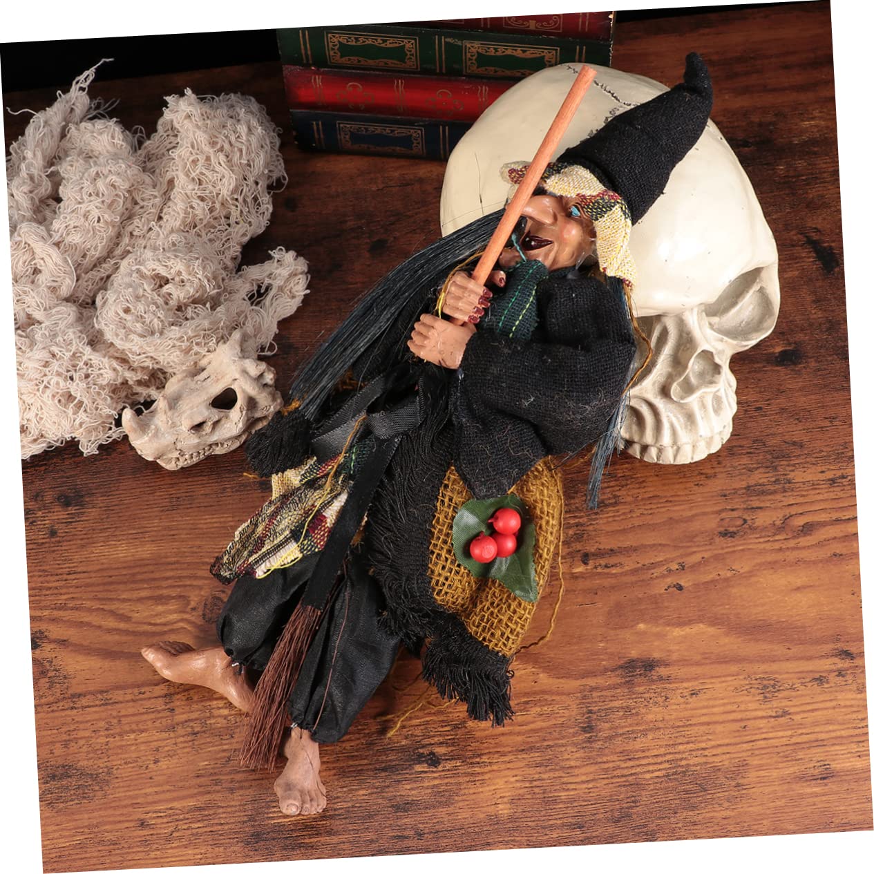 Ciondolo Strega di Halloween Appeso Strega Bar Decorazione per Feste Spirit Festival Ornamento Plastica Leggero Resistente Layout Gioco Utilizzo Halloween