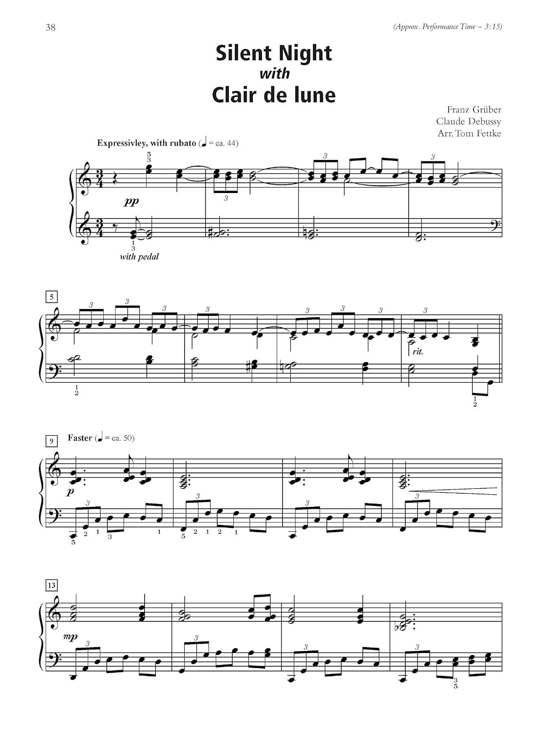 Carols with Classics: 10 Arrangements Combining Christmas Carols and Classical Favorites (Sacred Performer Collections) image 5