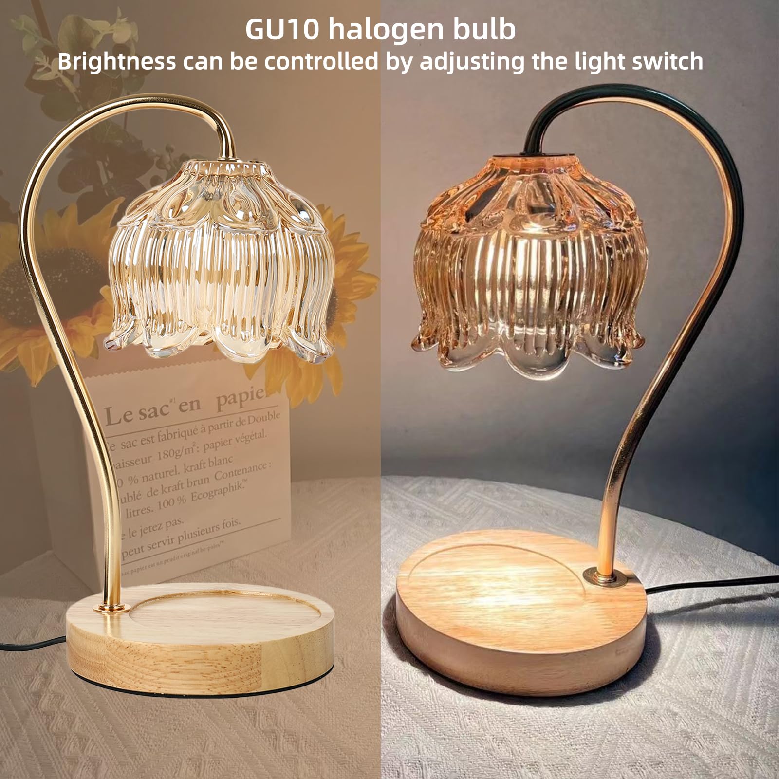 Flamingueo Kaarslamp - Kaars Warme Lamp - Huisdecoratie - Dimbaar - Met Timer - In hoogte verstelbaar