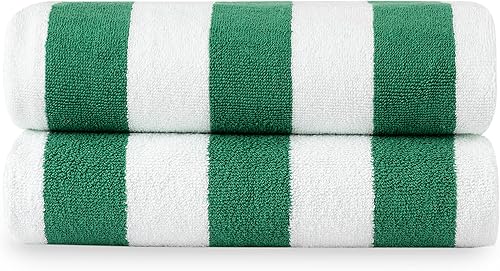 LANE LINEN Paquete de 2 toallas de playa de gran tamaño, 100% algodón, toalla de playa extra grande, toallas de piscina altamente absorbentes para