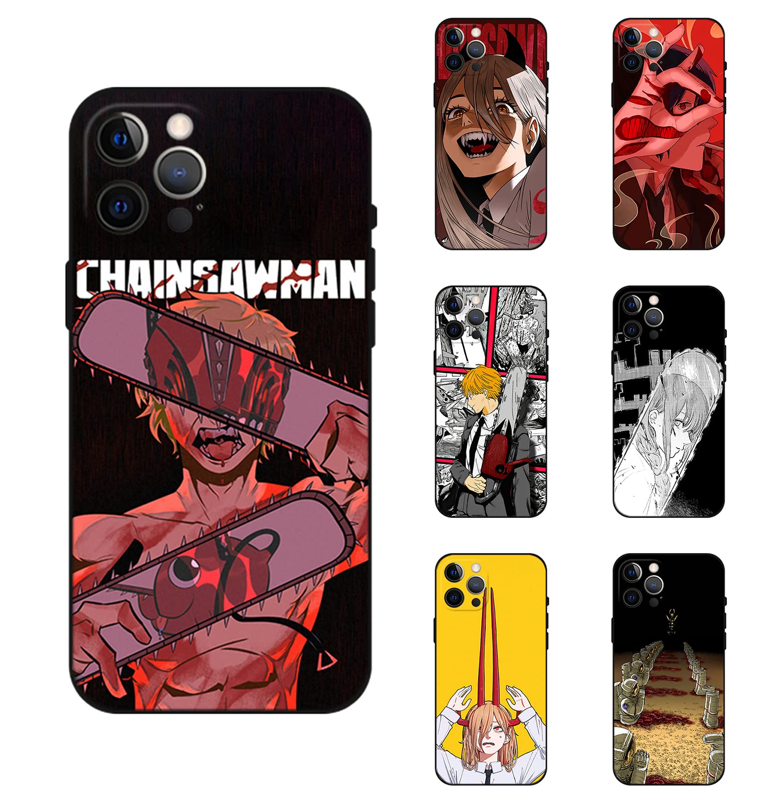 Amazon.co.jp: チェンソーマン スマホケース 携帯ケースiphone13ケース