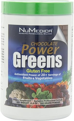 NuMedica - Chocolate Power Greens - 10.58 oz  30 porciones