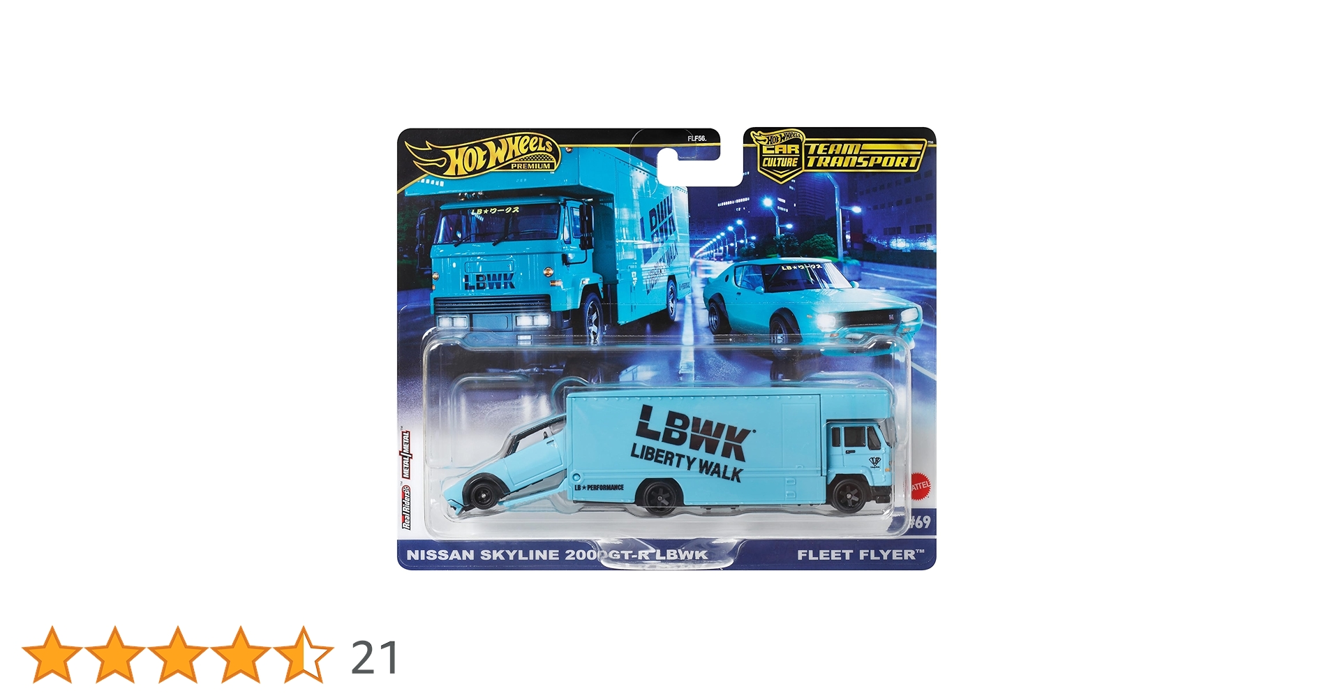 Hot Wheels - Nissan Skyline 2000GT-R LBWK & Fleet Flyer
