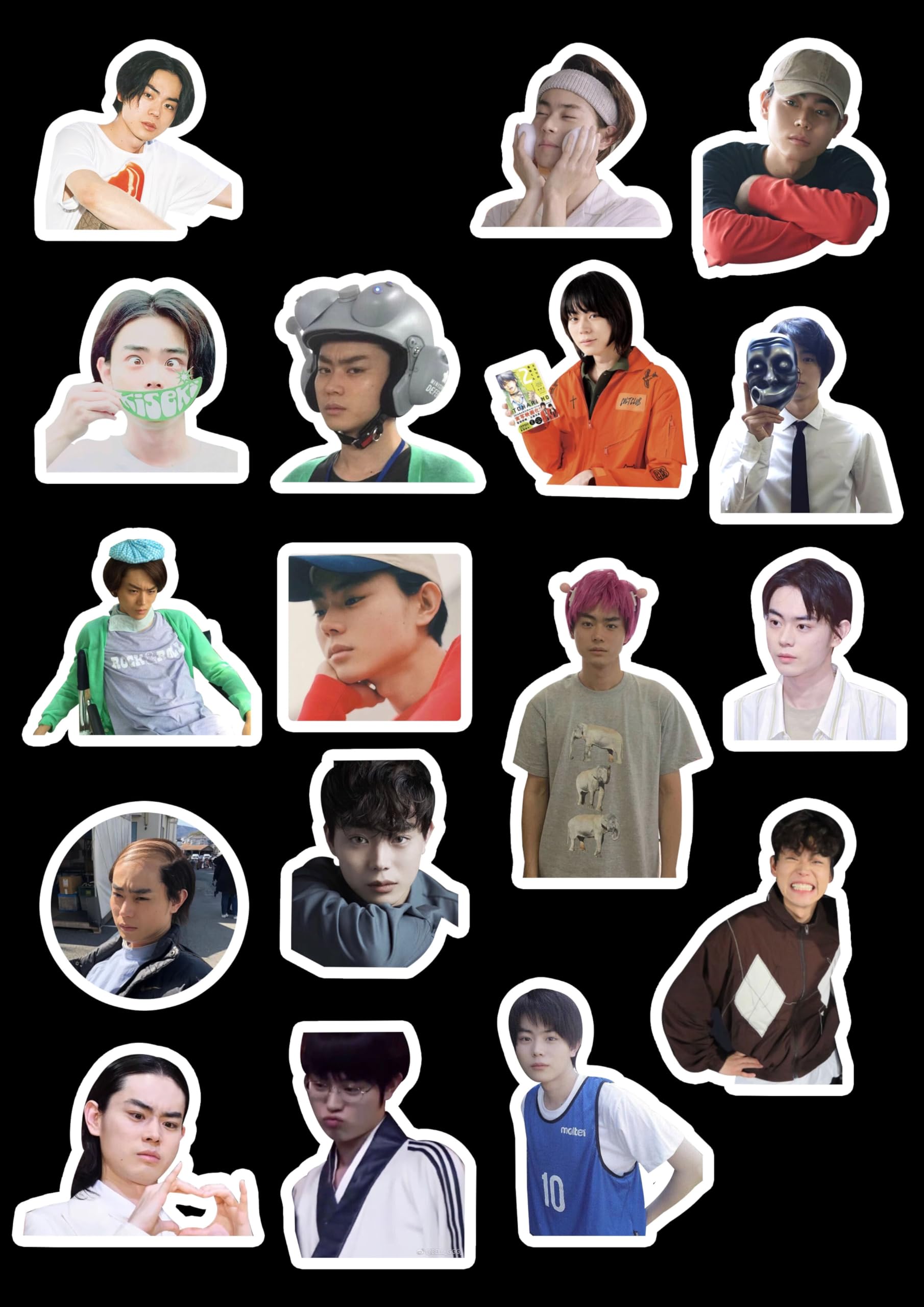 Amazon.co.jp: VIVAVIDA 菅田将暉 シール ステッカー 小物 通学 写真集