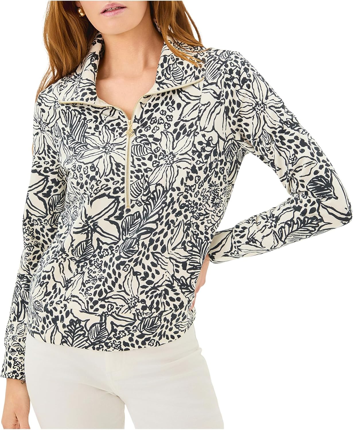 Lilly Pulitzer womens Eleni Upf 50+ Pullover