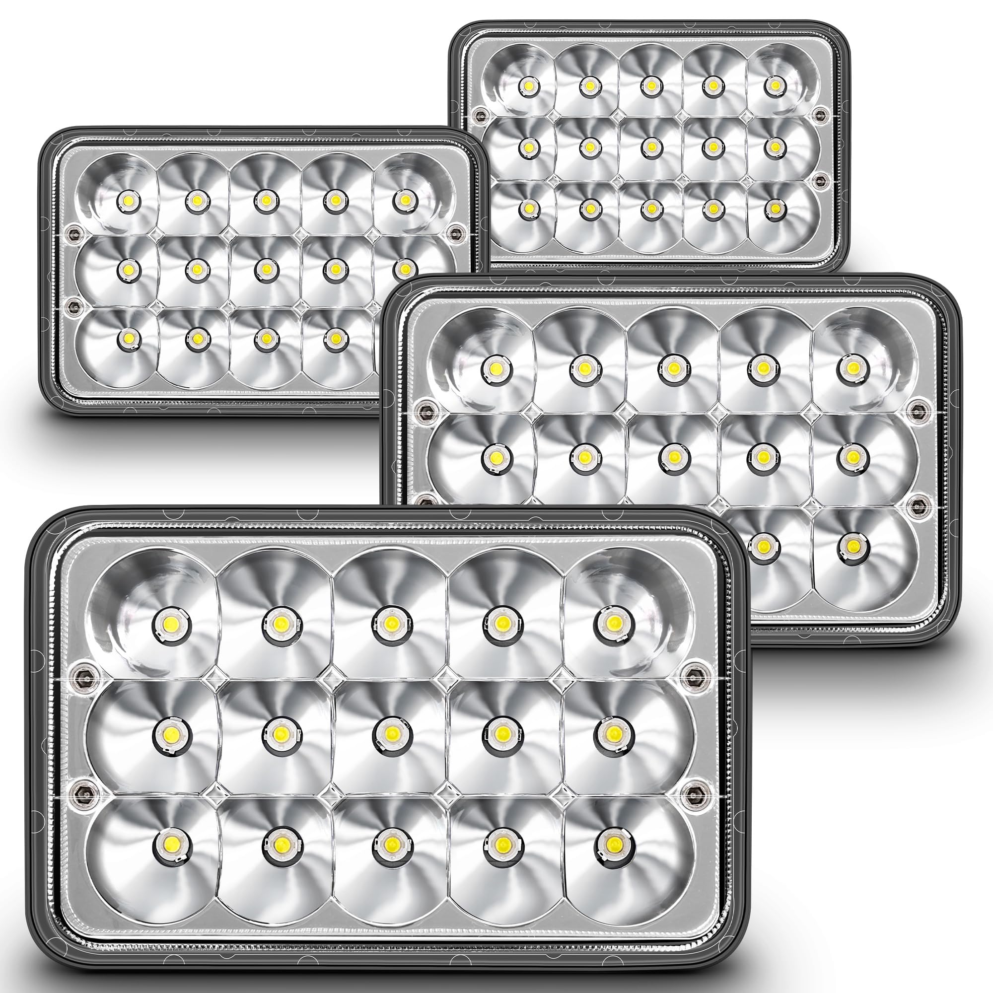 TRUE MODS 4x6 LED Sealed Beam Headlights