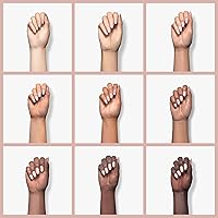 Vista 4 de Beetles - Esmalte para uñas en gel color rosado natural y neutro "Bella Light" para manicura permanente, para lámpara led, apto para todas