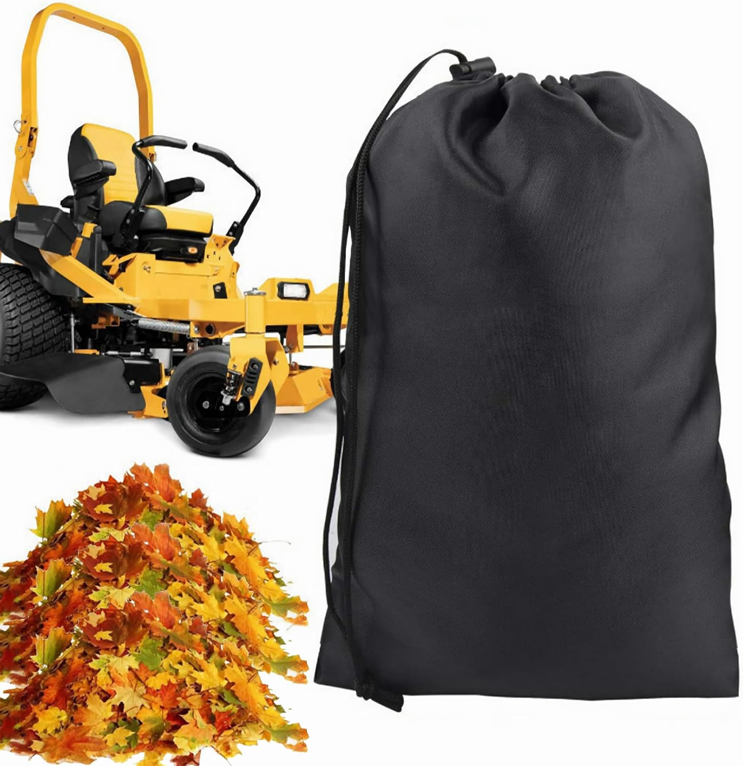 1Pack Lawn Tractor Leaf Bag,420D Oxford Cloth Reusable Grass Catcher Bag,96 x 56 Inch Leaf Bag with Large Capacity for Fast Garden Leaf Cleaning,Fit Leaf Bag for Most Riding Lawn Mowers (96 x 56 Inch)