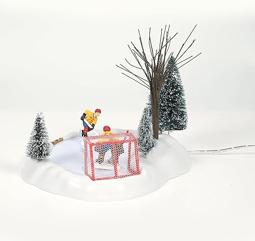 Miniatura 3 de Department 56 Accesorios para la práctica de hockey de los pueblos figura de accesorios animados, 7.5 pulgadas, multicolor