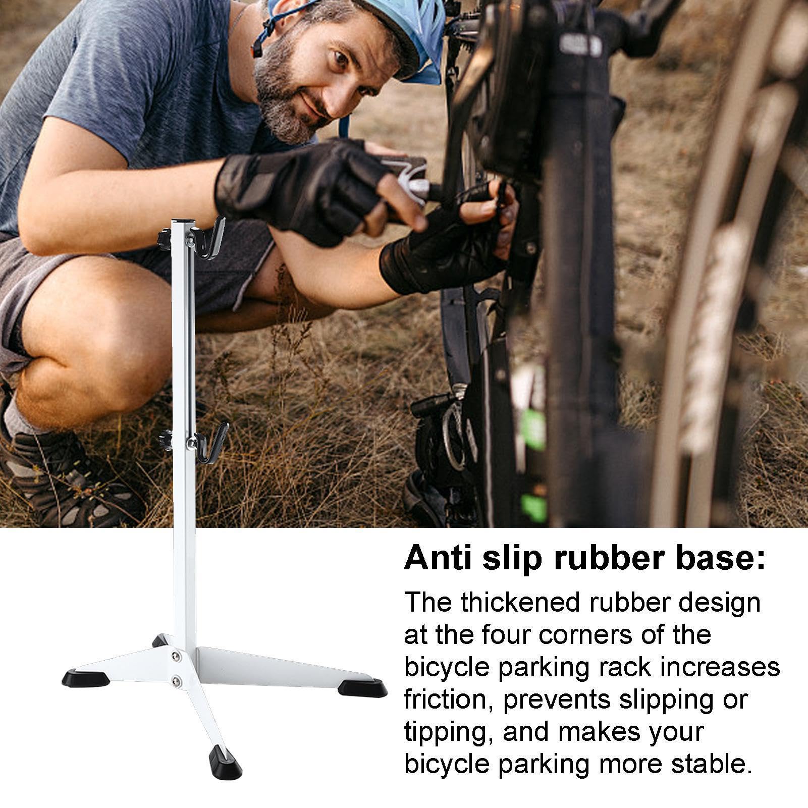 Suelo para soporte de bicicletas, Portaequipajes para mantenimiento de | bicicletas, Soportes de trabajo mecánicos de portátiles para el hogar, estante de mantenimiento para de car