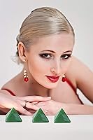 Vista 13 de Crystal Pyramid of Natural Rose Quartz Chakra Healing Stone, 1.5 inch