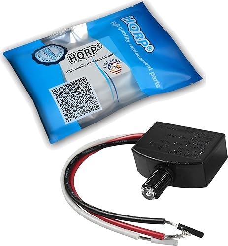 Miniatura 2 de HQRP Paquete de 2 interruptores de luz LED con sensor de fotocélula para interiores y exteriores, compatible con Zing Ear SNR-100WF Sensor