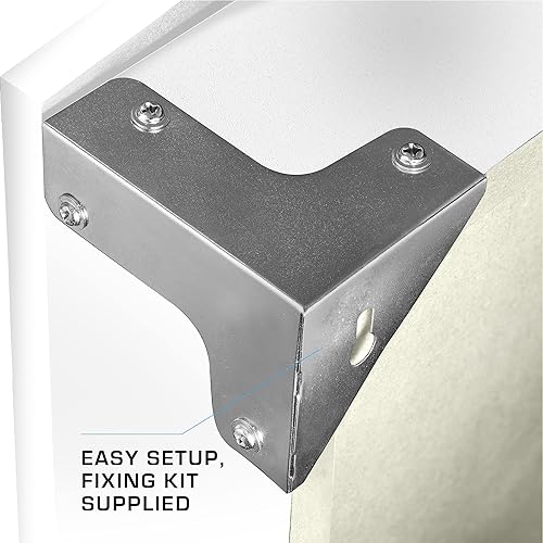 Miniatura 6 de Mission Darts Gabinete de madera de lujo resistente de la diana, blanco, (CAB011)