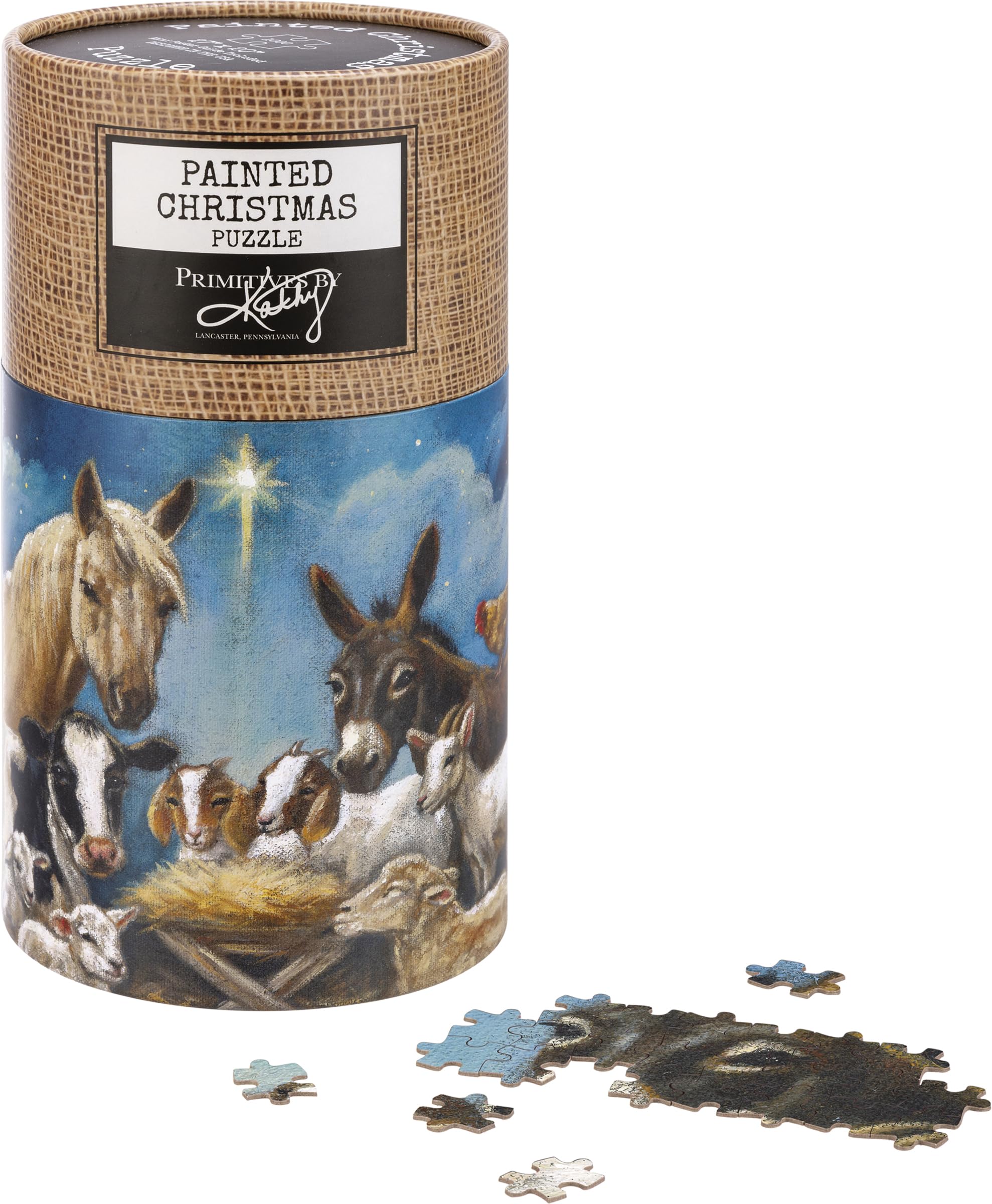 Primitives by Kathy 113555 - Puzzle da 1000 pezzi della natività, 68,6 x 50,8 cm
