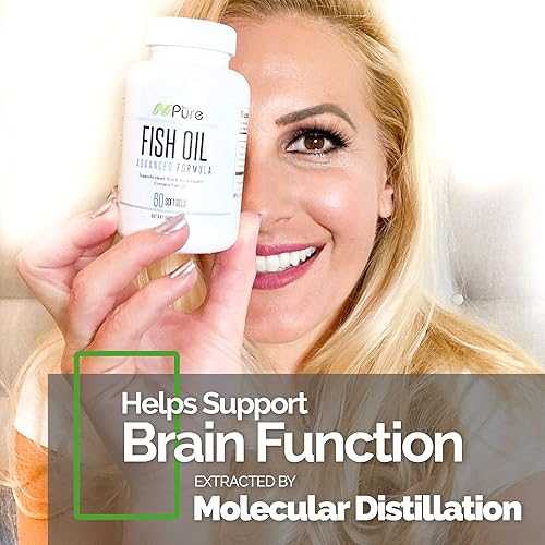 Miniatura 4 de NutraPrice Aceite de pescado 2000 mg Omega-3 ácidos grasos EPA y DPA, Suplemento diario para hombres y mujeres, fórmula avanzada para apoyar el