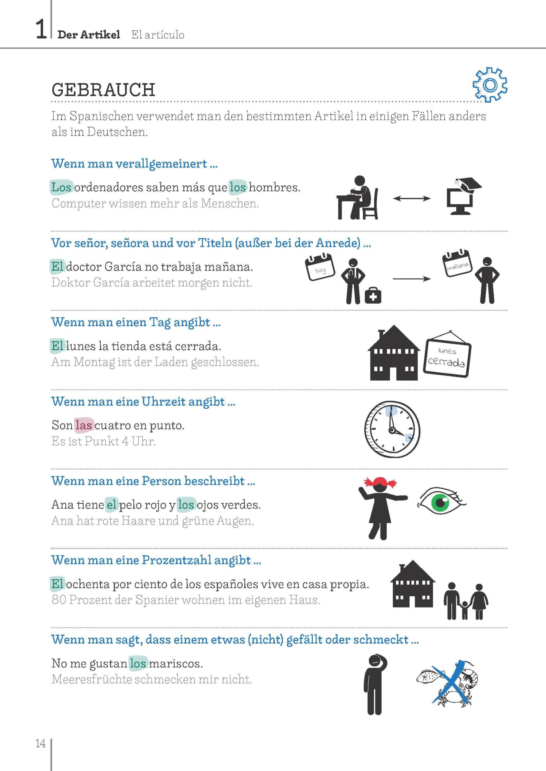 Langenscheidt Grammatik Bild für Bild Spanisch: Die visuelle Grammatik für den leichten Einstieg