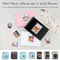 Vista 3 de Veicevol Álbum de fotos con espacio de escritura para cámara instantánea Fujifilm Instax Mini 12 11 9 40 90 8 7 Evo Liplay - Álbum de fotos de 64
