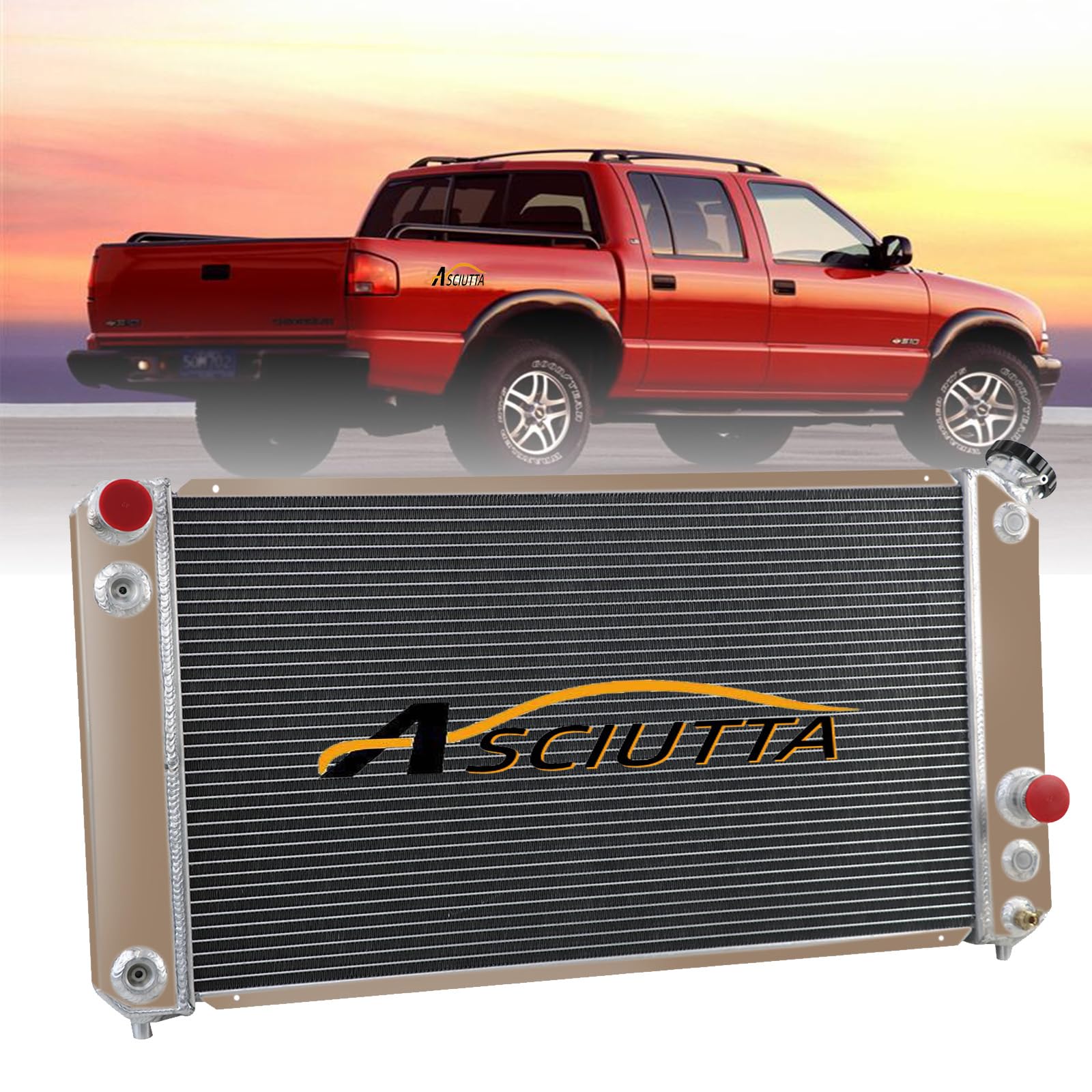 Work Racing Radiator – For Can-Am Outlander/Renegade 450-1000R (2012-2020) – Aluminum Bolt-On