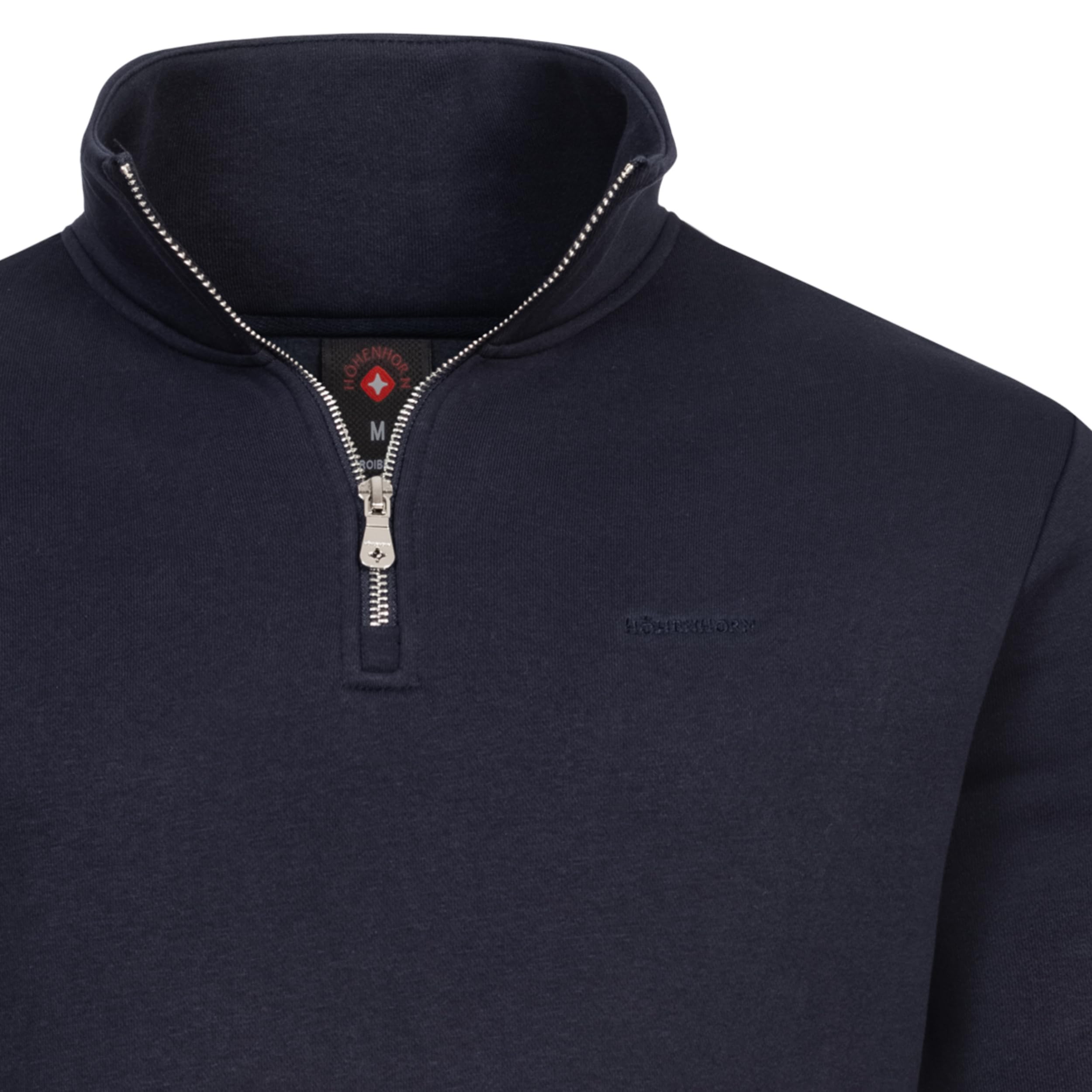 Höhenhorn Troiberg Pull pour Homme avec col zippé 1/4 Bleu 3XL Bleu 3XL