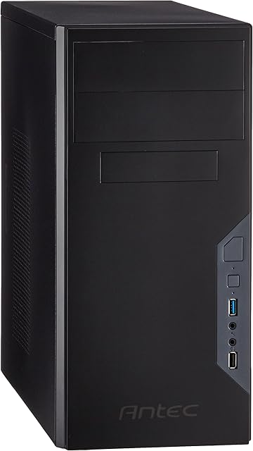 Antec VSK-3000B-U3/U2 Micro-ATX Computer Case - Black