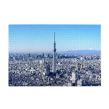 ジクソーパズル完成品メモリーオブ東京スカイツリー　７６ｘ５０ｃｍ ジクソーパズル完成品メモリーオブ東京スカイツリー