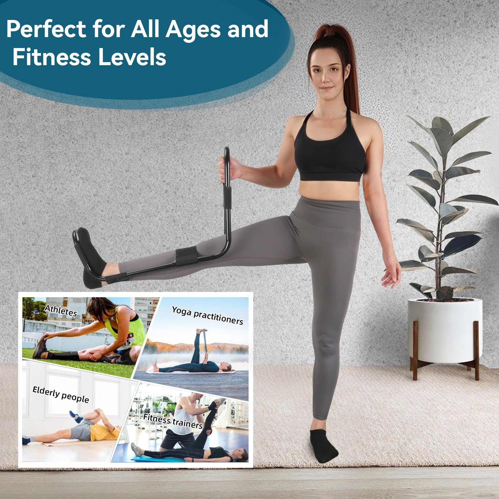 Hamstring Stretcher - Improve Flexibility & Mobility -7