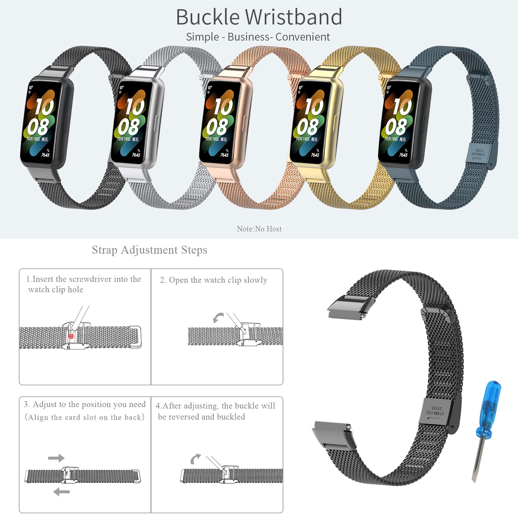 SenMore Compatible With Huawei Band 7 / Huawei Band 8 Strap