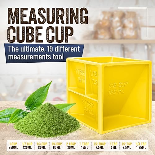 Miniatura 2 de Tazas medidoras de cocina, Taza medidora apta para lavavajillas, Cucharas medidoras, Cuchara medidora de plástico, Juego de medición de cuchara,