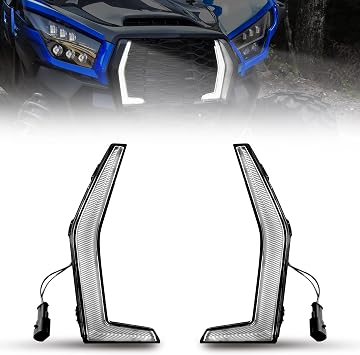 LED Accent Fang Lights for Kawasaki Teryx KRX KRX 4 1000 2020-2026 Accessories, Bright and Durable Front Grille Daytime Running Lights Lamps2 PCS