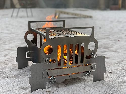 Chimenea compacta de acero inoxidable para exteriores inspirada en el SUV 300 Industries
